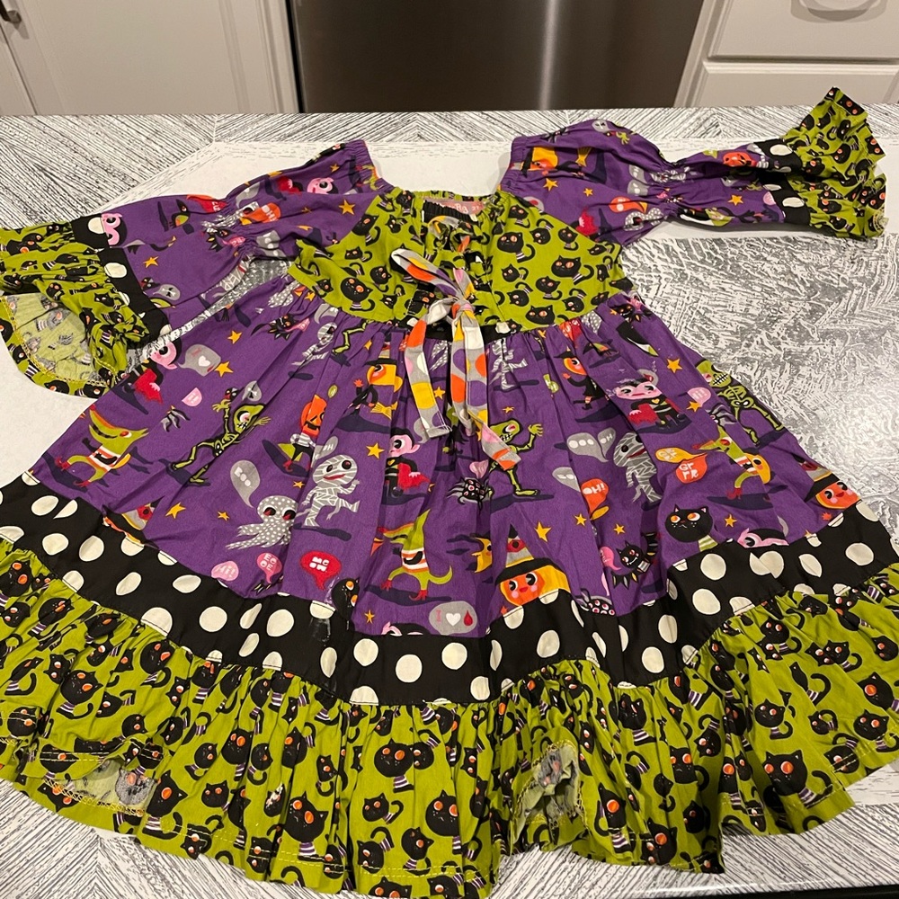 Jelly the Pug 2T Monster Ball dress with corset laces at top!